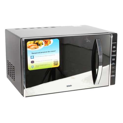 Микроволновая печь с грилем BBK 23MWG-850T/B-M black/mirror в Телемакс