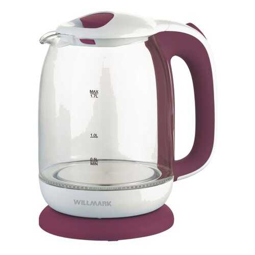 Чайник электрический Willmark WEK-1704G White/Red в Телемакс