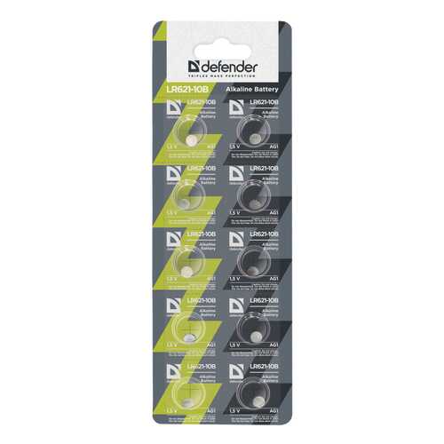 Батарейка Defender LR621 10 шт в Телемакс