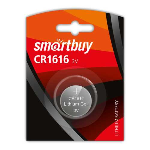 Батарейка SmartBuy CR1616 BL1 1 шт в Телемакс