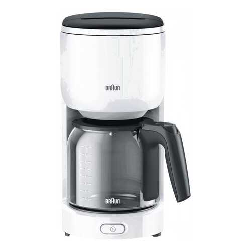 Кофеварка капельного типа Braun KF 3100 White в Телемакс