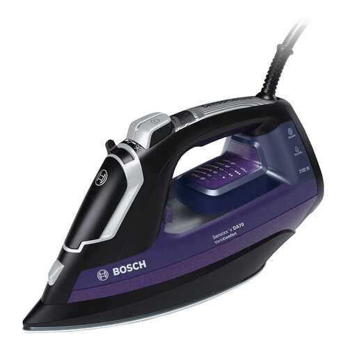Утюг Bosch Sensixx'x DA70 VarioComfort TDA753122V Black/Purple в Телемакс