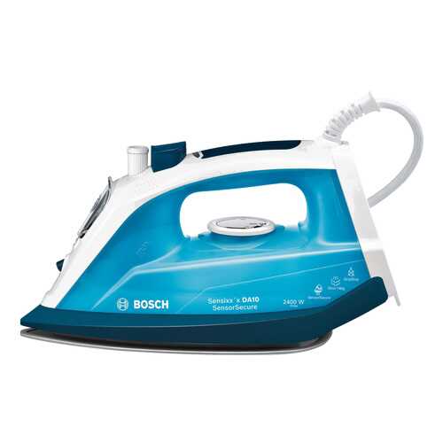 Утюг Bosch SensorSecure TDA1024210 White/Blue в Телемакс