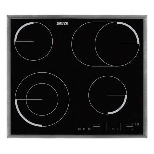 Встраиваемая варочная панель электрическая Zanussi CPZ6466KX Black в Телемакс