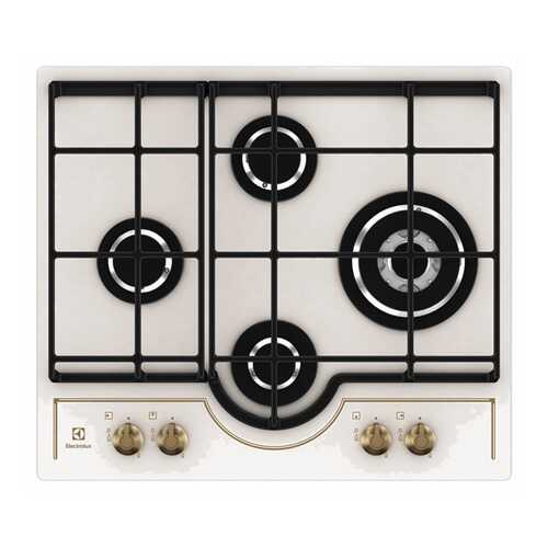 Встраиваемая варочная панель газовая Electrolux GPE363RBV Beige/Gold в Телемакс