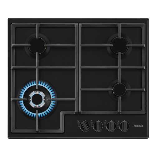 Встраиваемая варочная панель газовая Zanussi GPZ363SB Black в Телемакс
